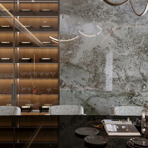 Đá ốp phòng khách